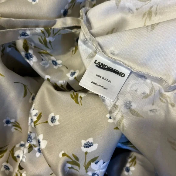 NWOT! Lands End Duvet cover-King - Picture 6 of 6